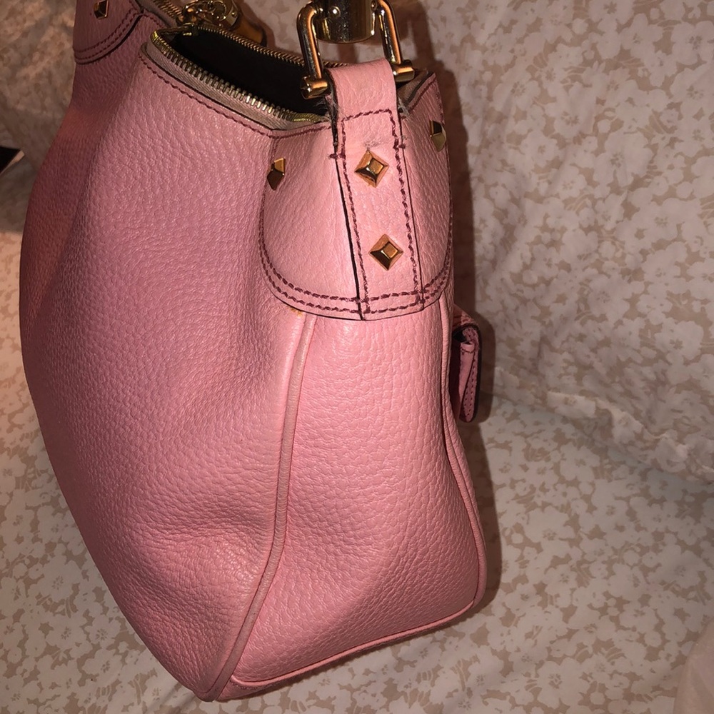 Authentic Gucci Pink Peddle Leather w/ Bamboo - Picture 5 of 15